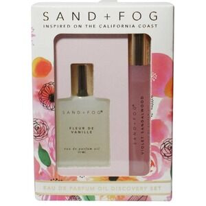 Sand + Fog EDP Oil Discovery Set Fleur de Vanille Violet Sandalwood